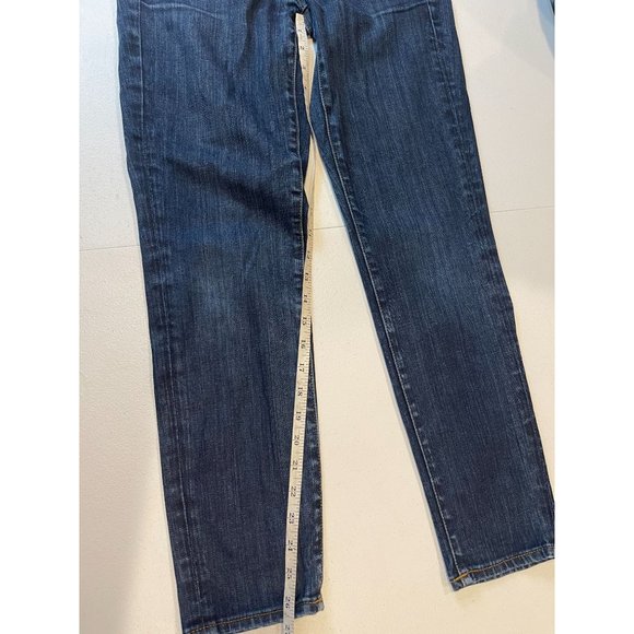 J. Crew Womens Jeans Toothpick Ankle Mid Rise Five Design Pockets Blue Size 27 - Picture 6 of 9